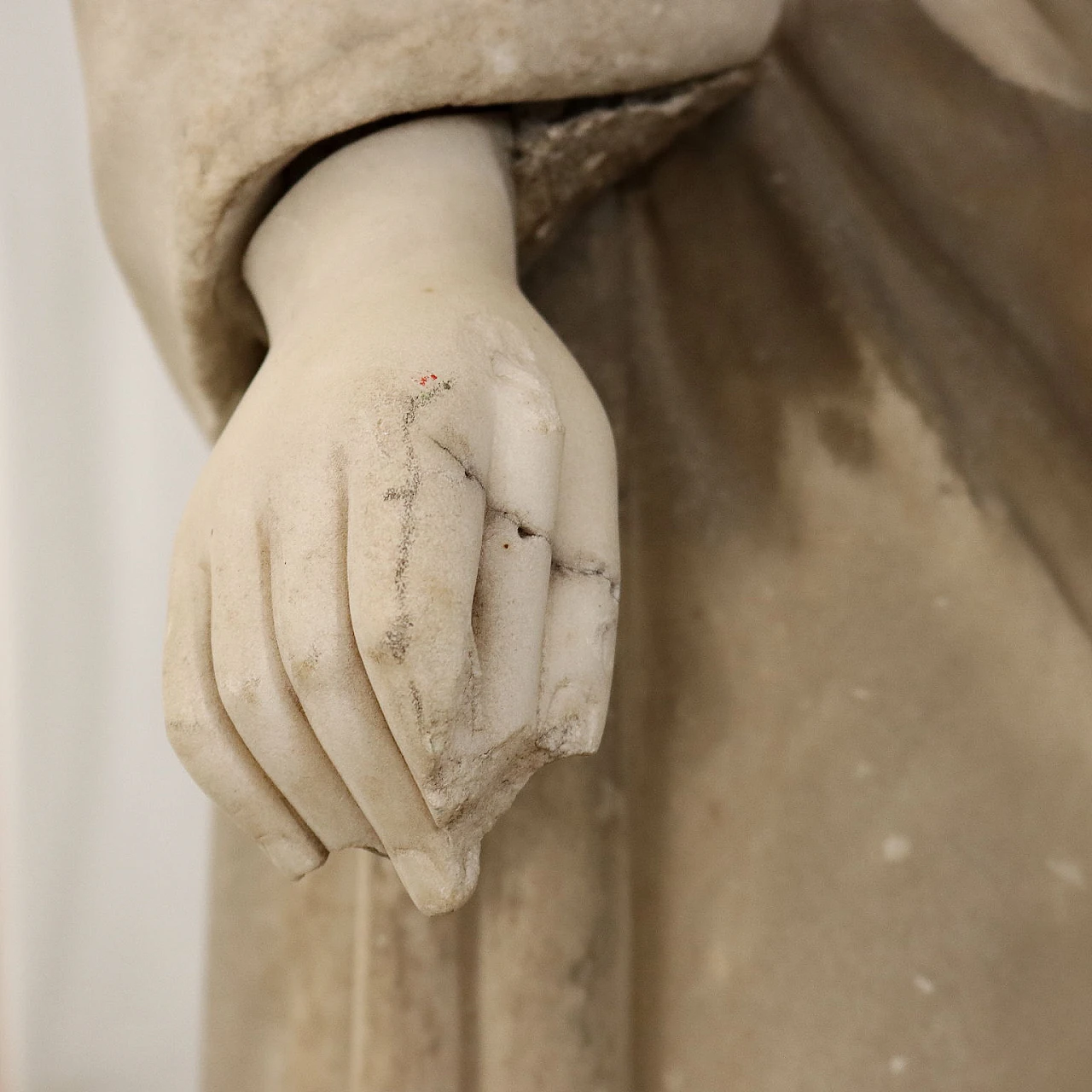 Filosofo, statua in Marmo bianco di Carrara, '800 7