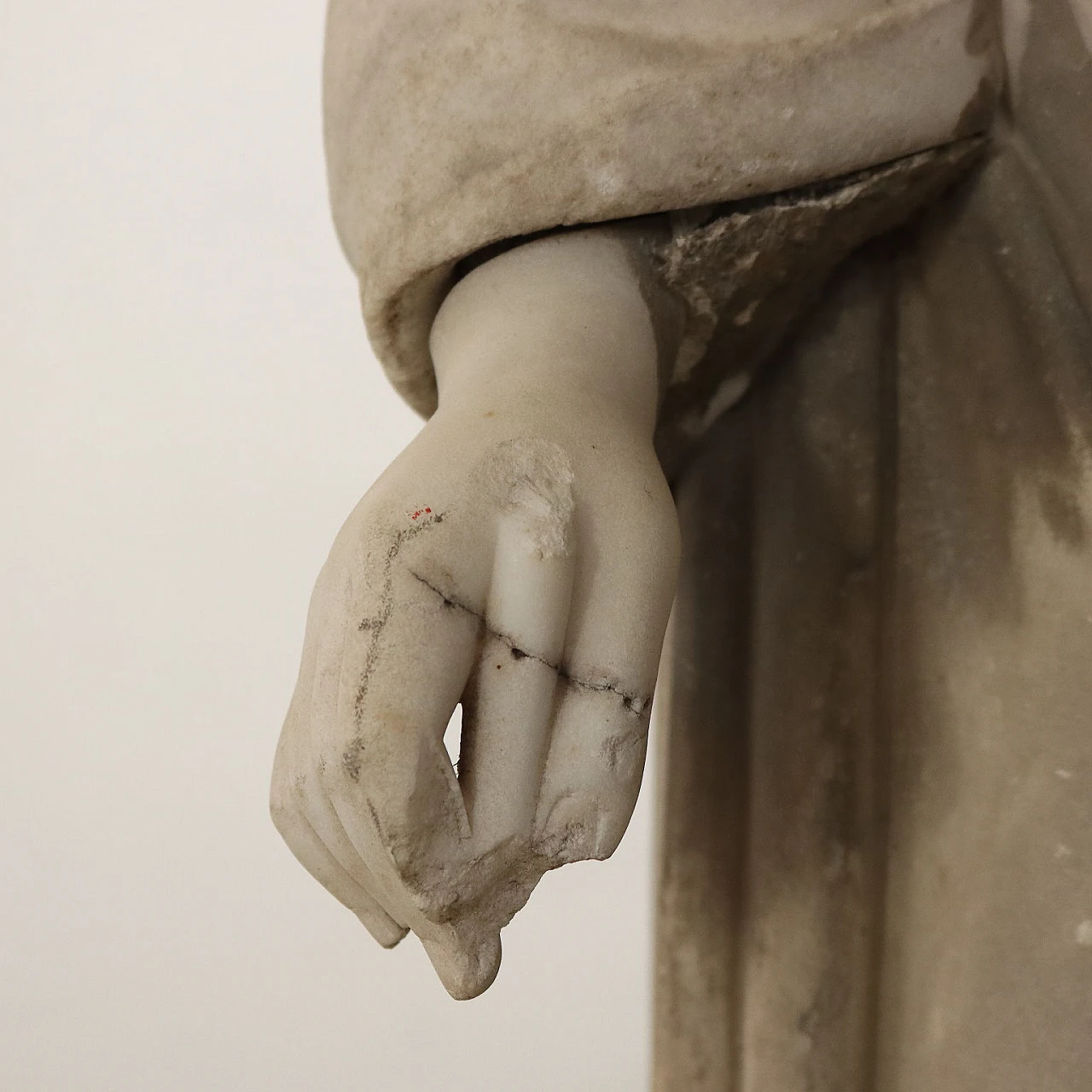 Filosofo, statua in Marmo bianco di Carrara, '800 8