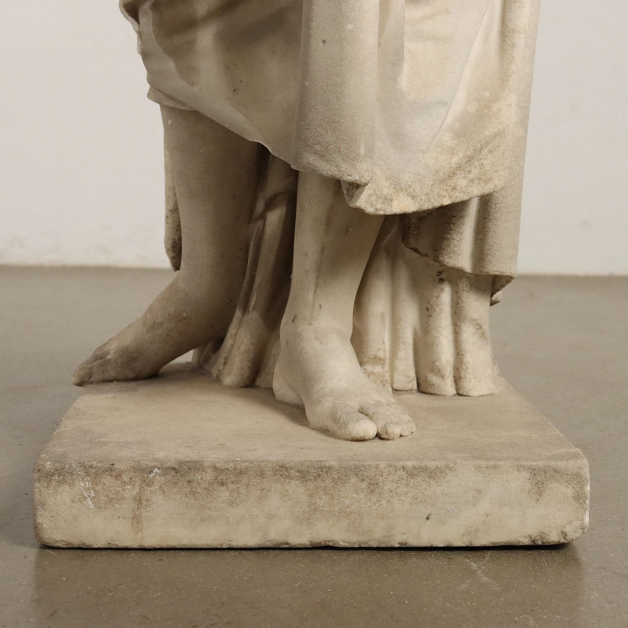 Filosofo, statua in Marmo bianco di Carrara, '800 10