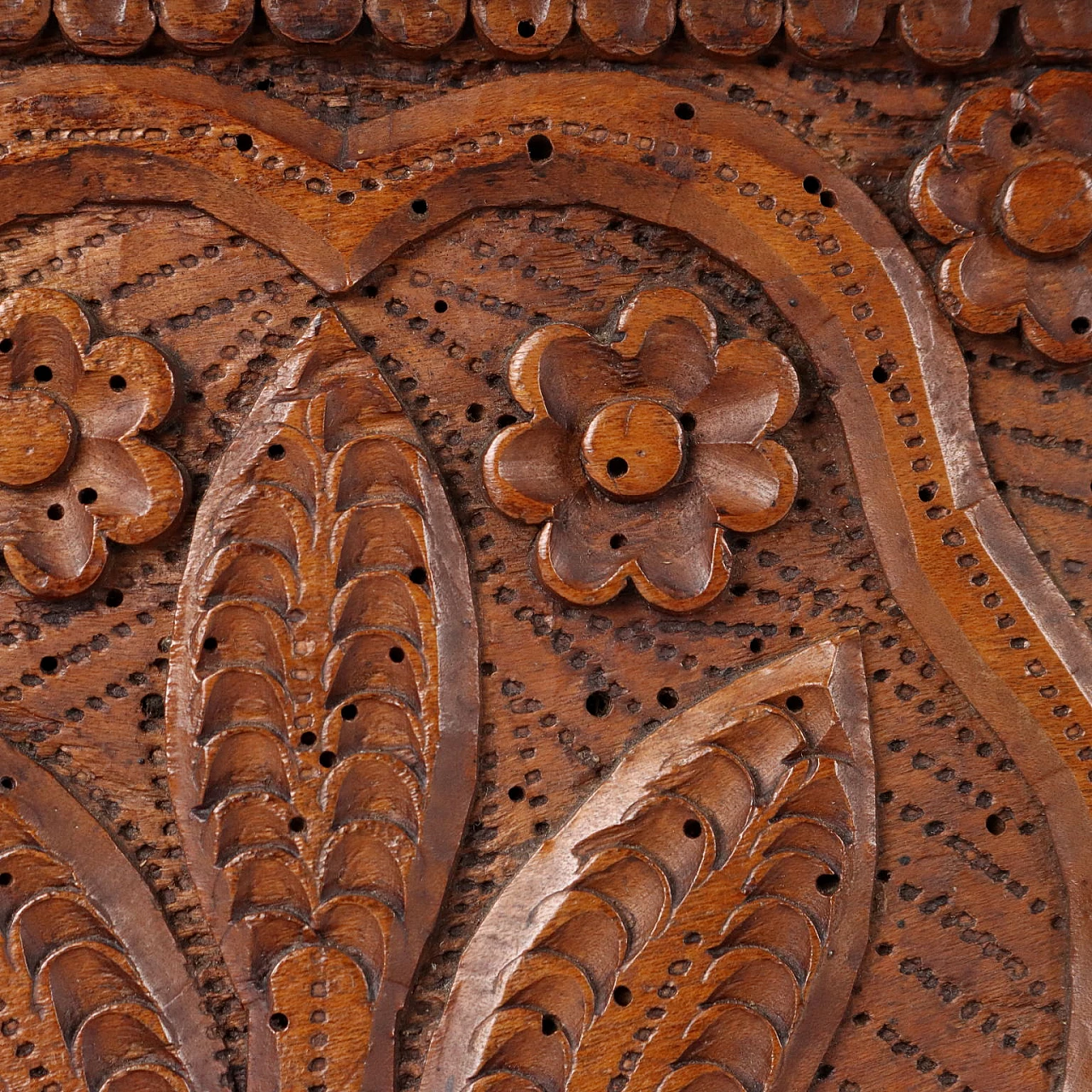 Cassetta tardo Rinascimentale in pino cembro e acero, inizio '600 4