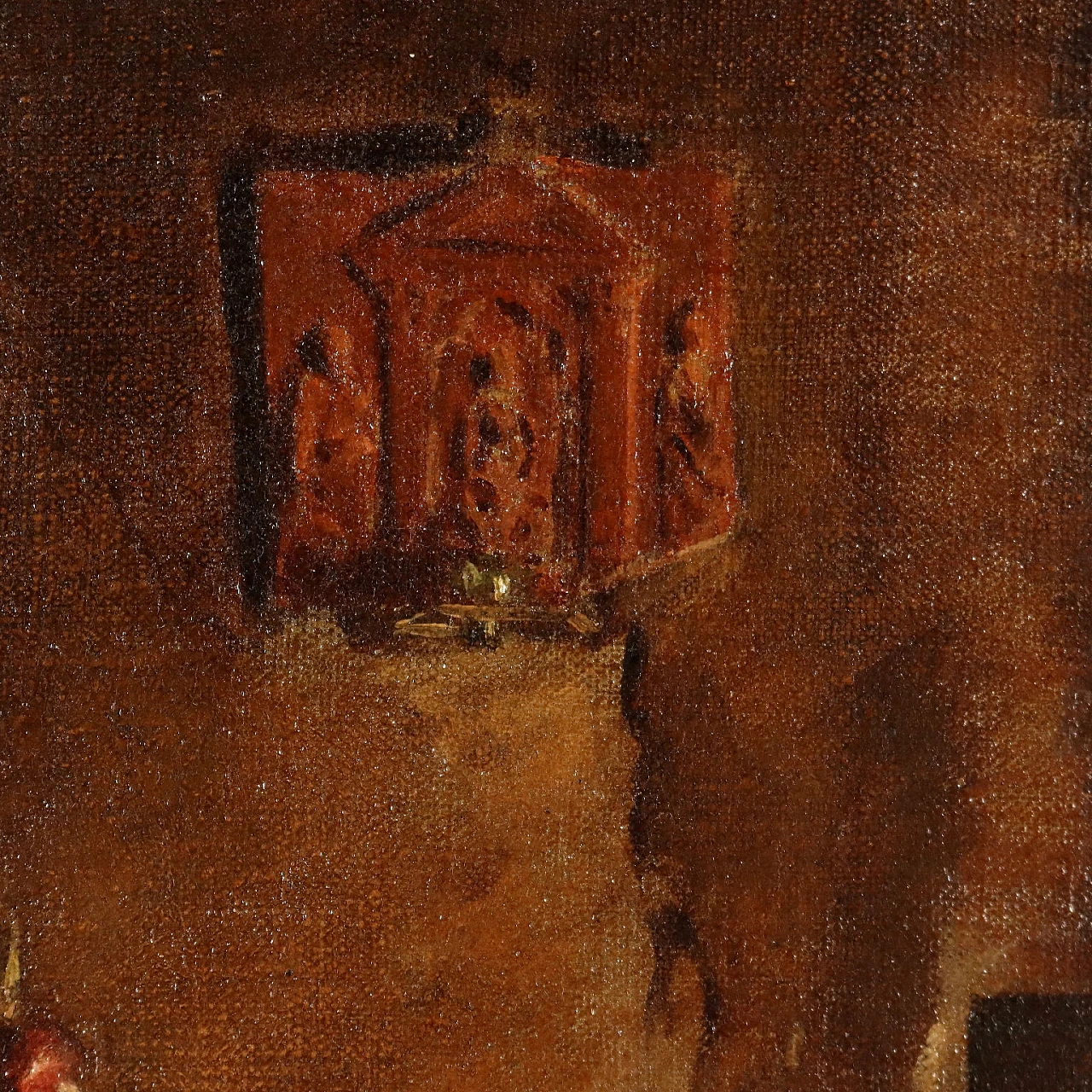 Elena Nobili, Scena familiare, olio su tela, '800 8