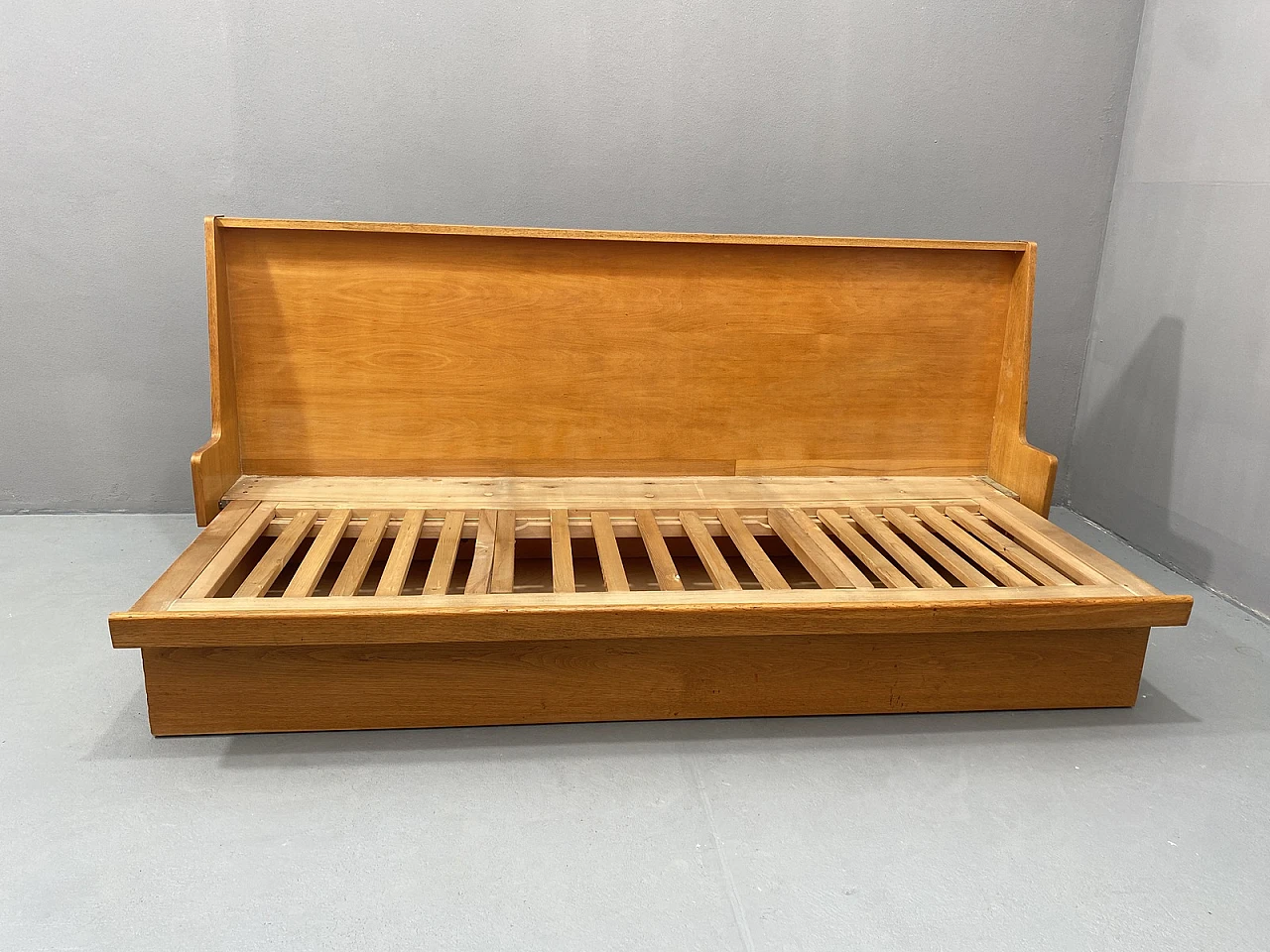 Divano letto pieghevole Mid Century, anni '60, Cecoslovacchia 3