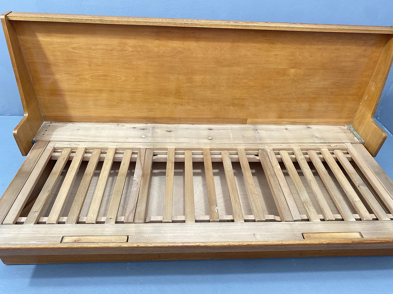 Divano letto pieghevole Mid Century, anni '60, Cecoslovacchia 7