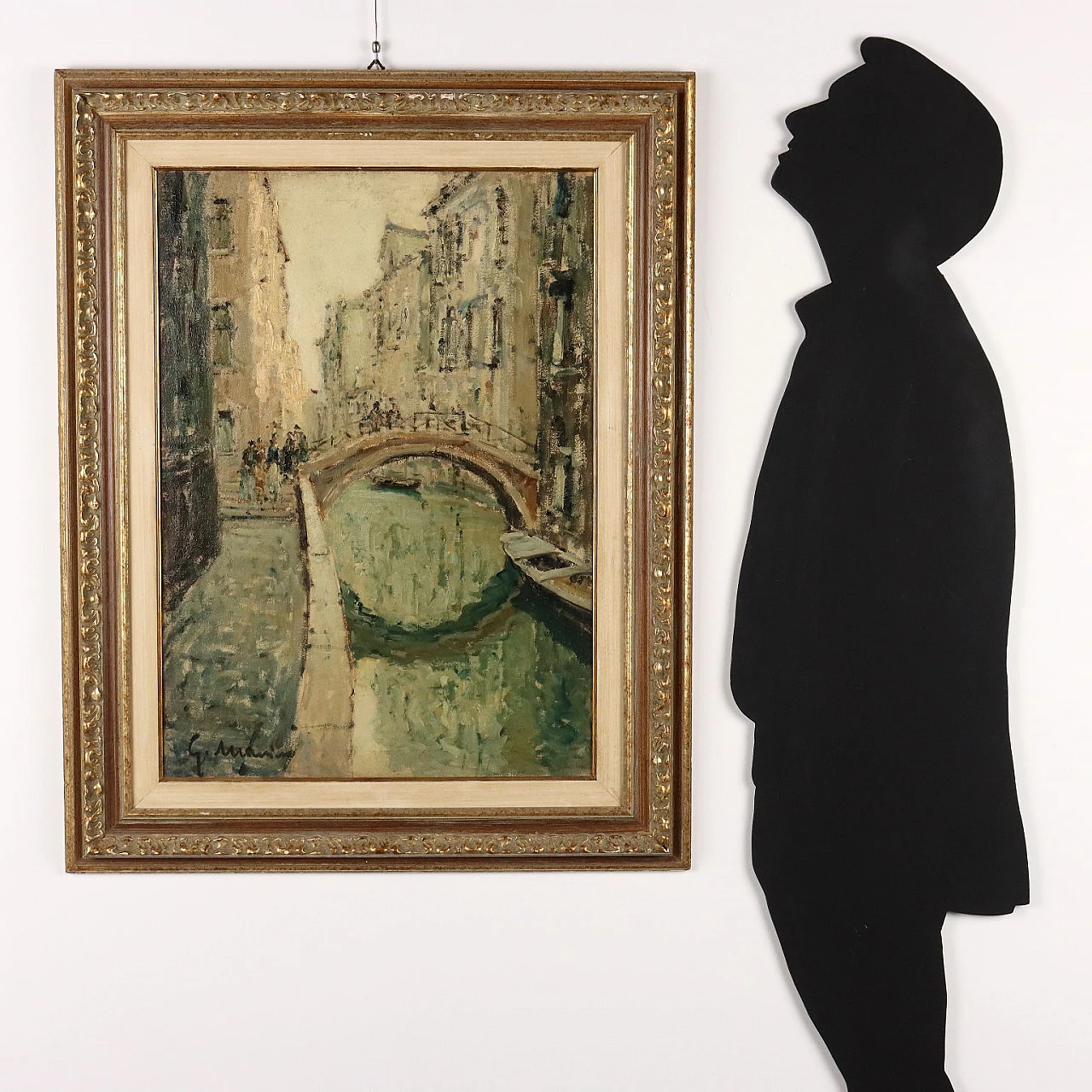 Giuseppe Marino, Il Ponte Rosso a Venezia, olio su tela 2