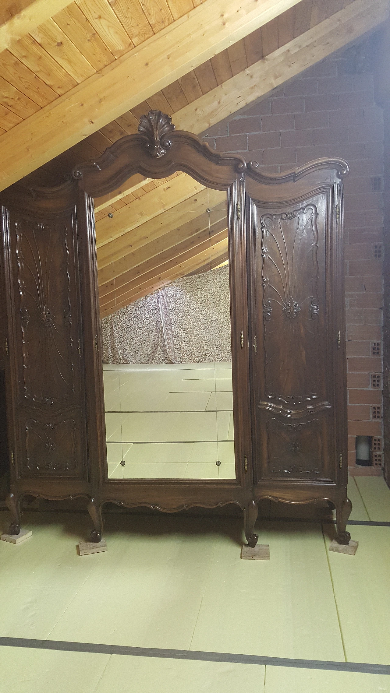 Camera da letto matrimoniale stile Barocco Piemontese, anni '30 2