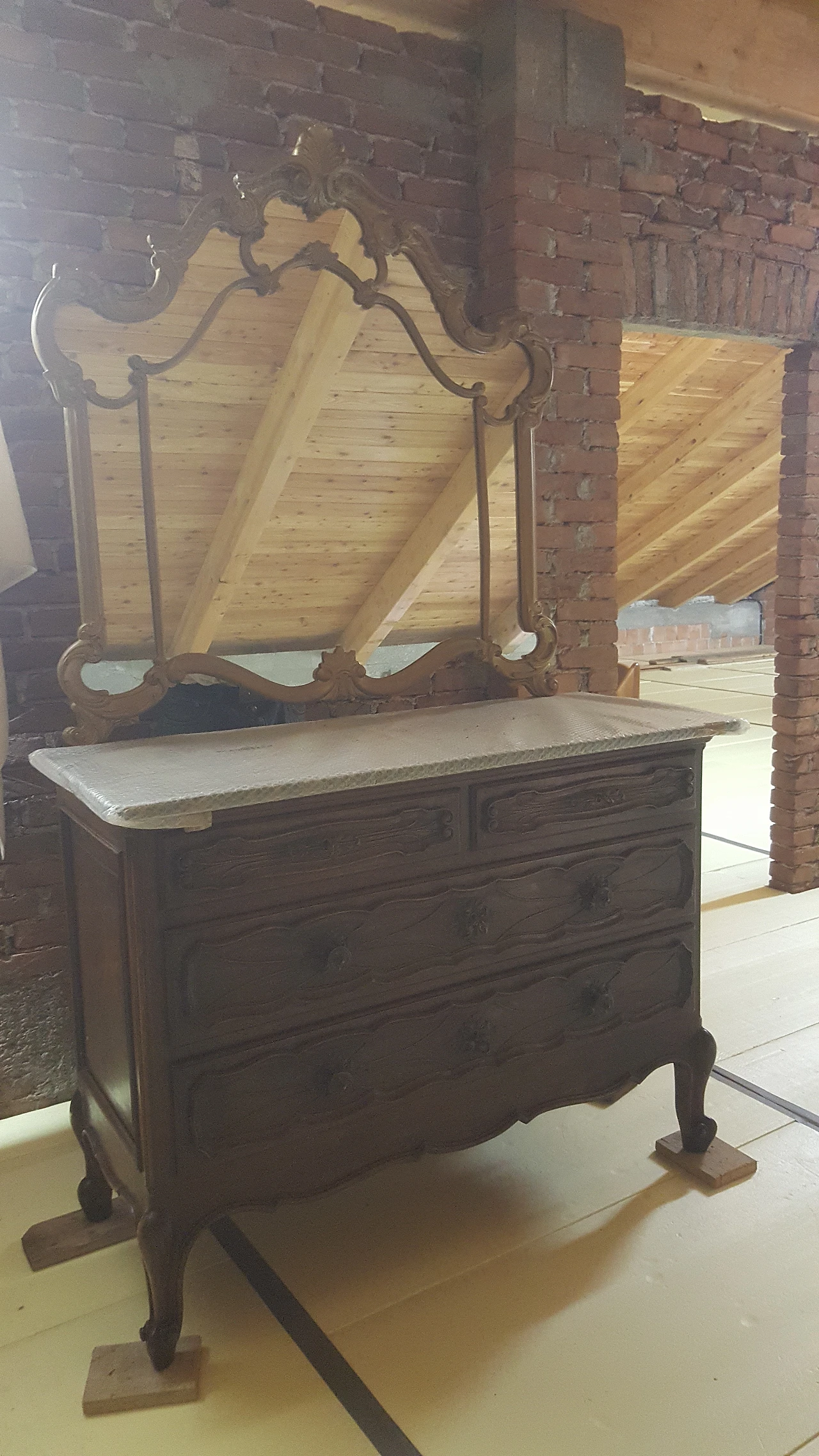 Camera da letto matrimoniale stile Barocco Piemontese, anni '30 13