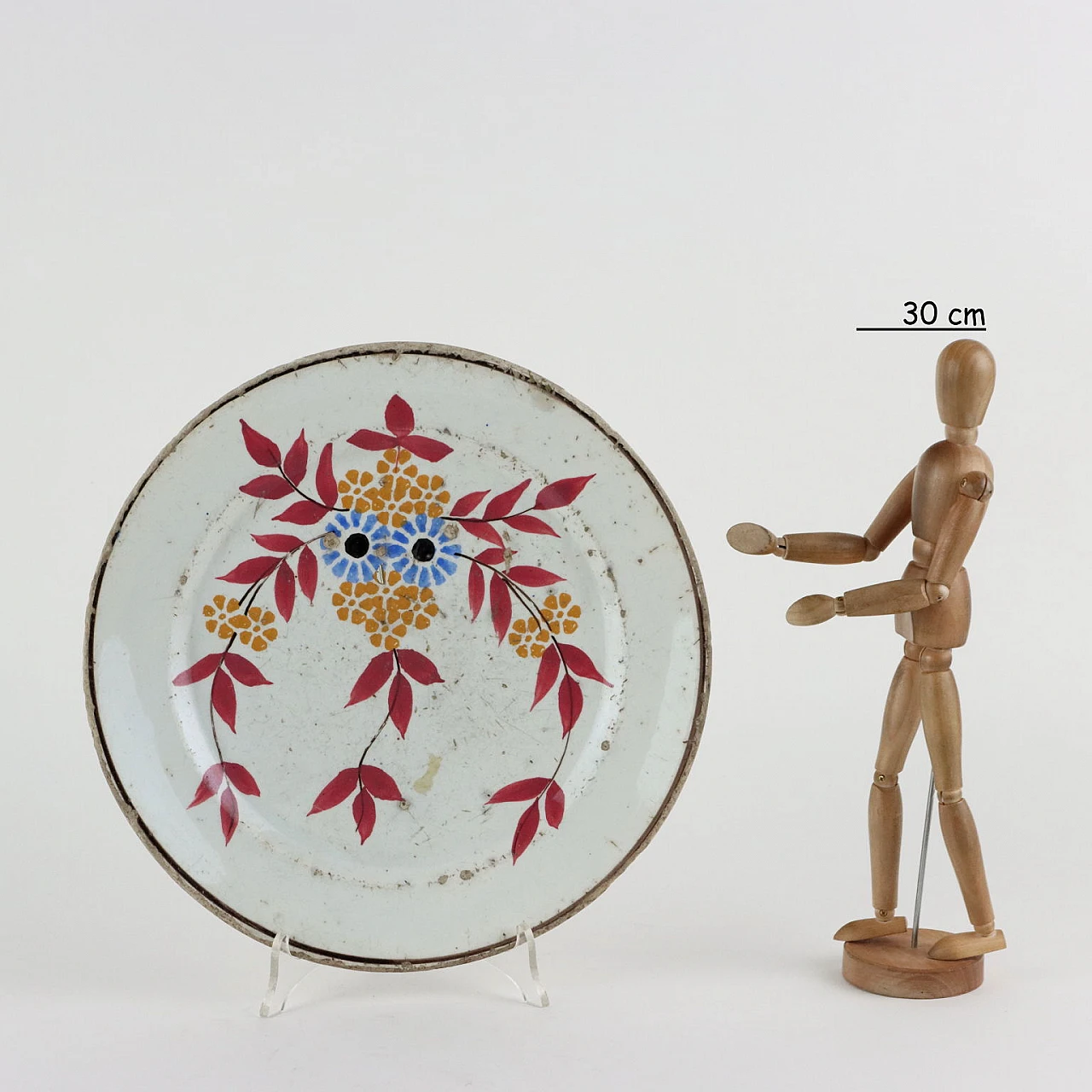 Piatto in ceramica di Laveno, inizio '900 2