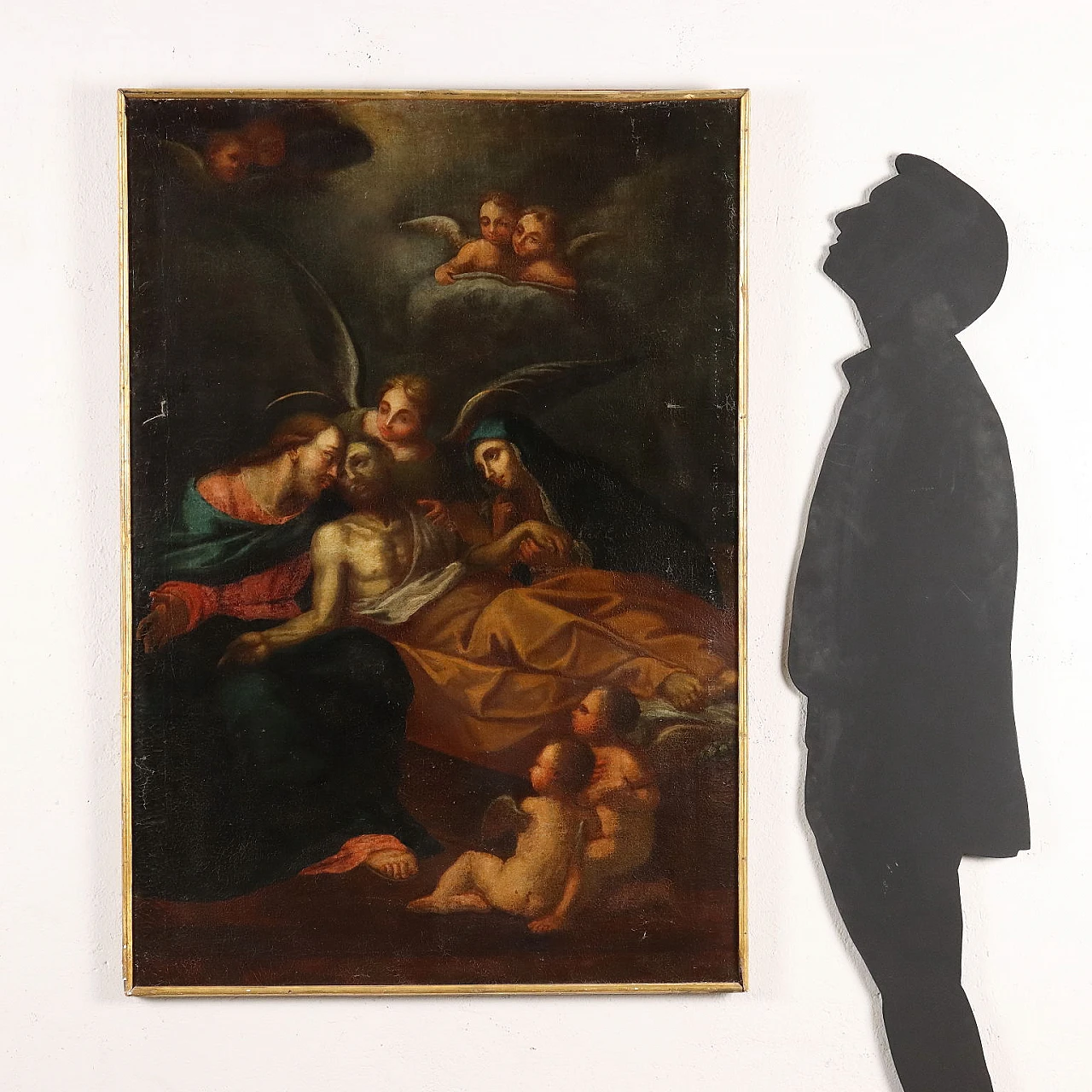 The transit of St. Joseph, oil on canvas, 18th century 2