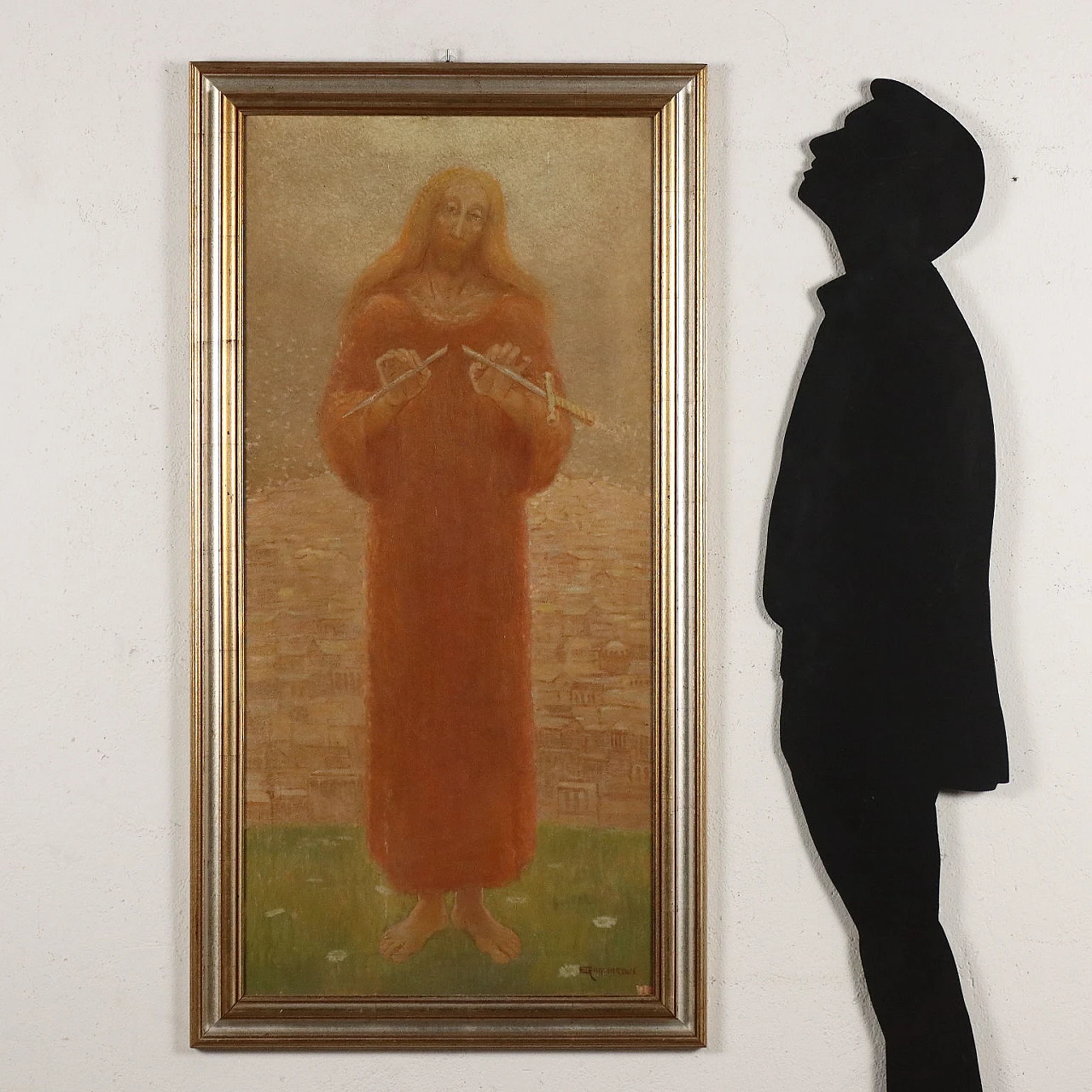 A. Helios Gagliardo, Figura che spezza la spada, olio su tela, 1916 2