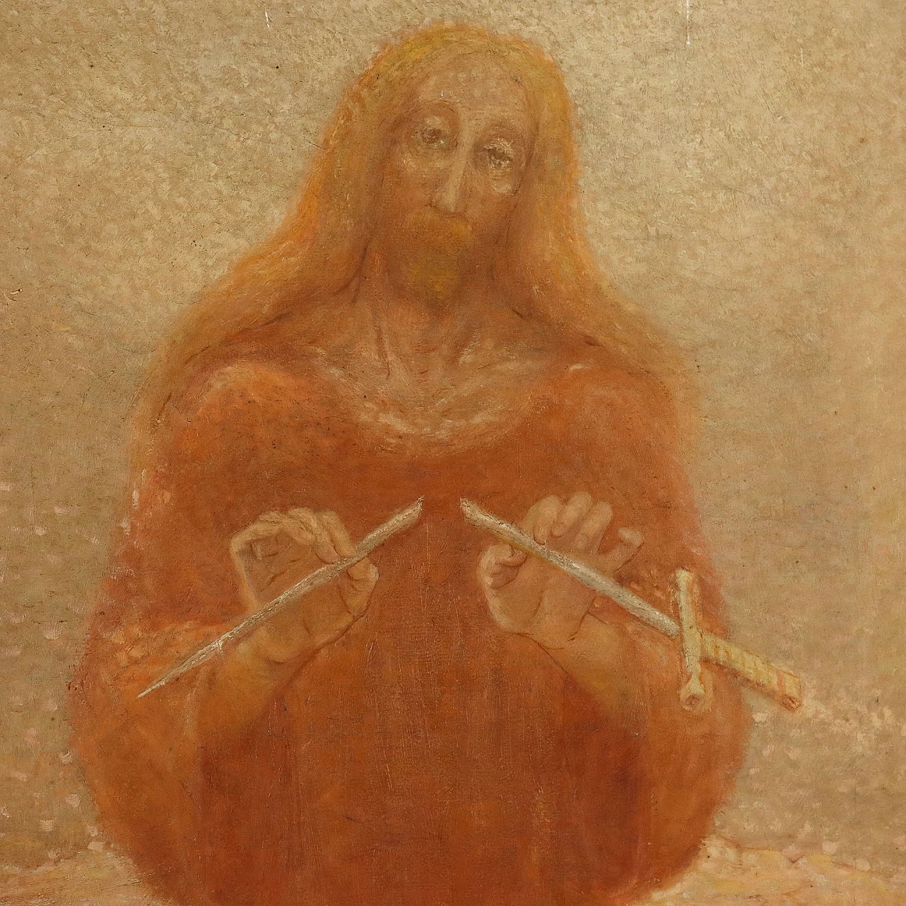 A. Helios Gagliardo, Figura che spezza la spada, olio su tela, 1916 3