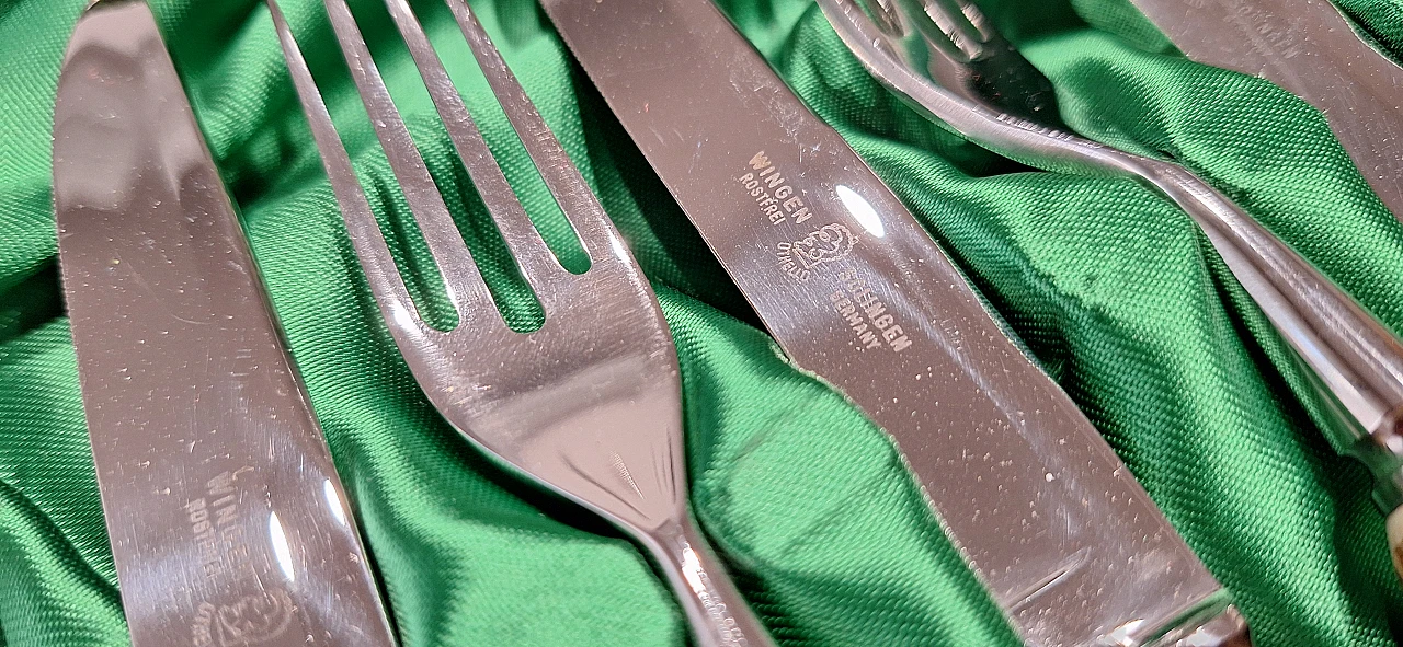 Cutlery set Othello Wingen Solingen, 70s 9