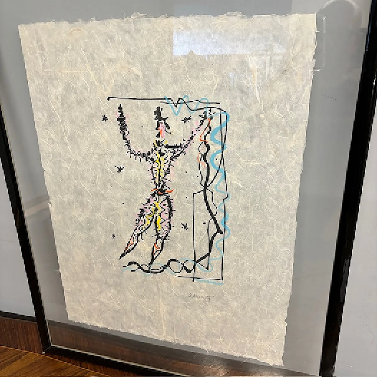 Painting by Rafael Alberti mixed media, 1940s 2