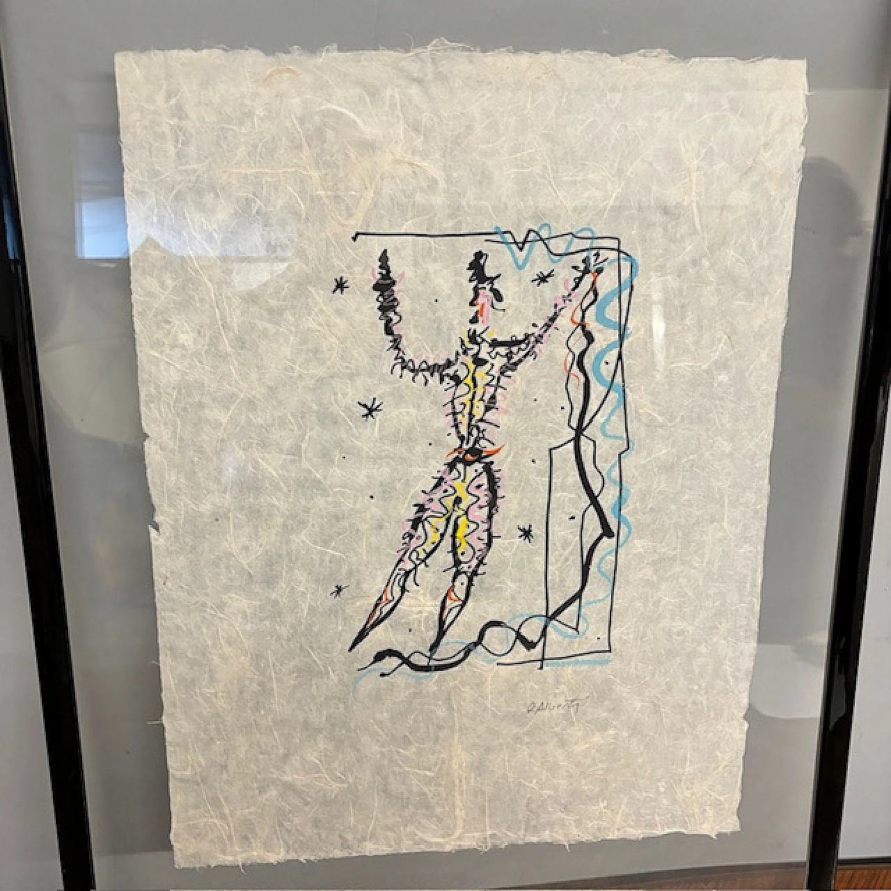 Painting by Rafael Alberti mixed media, 1940s 3