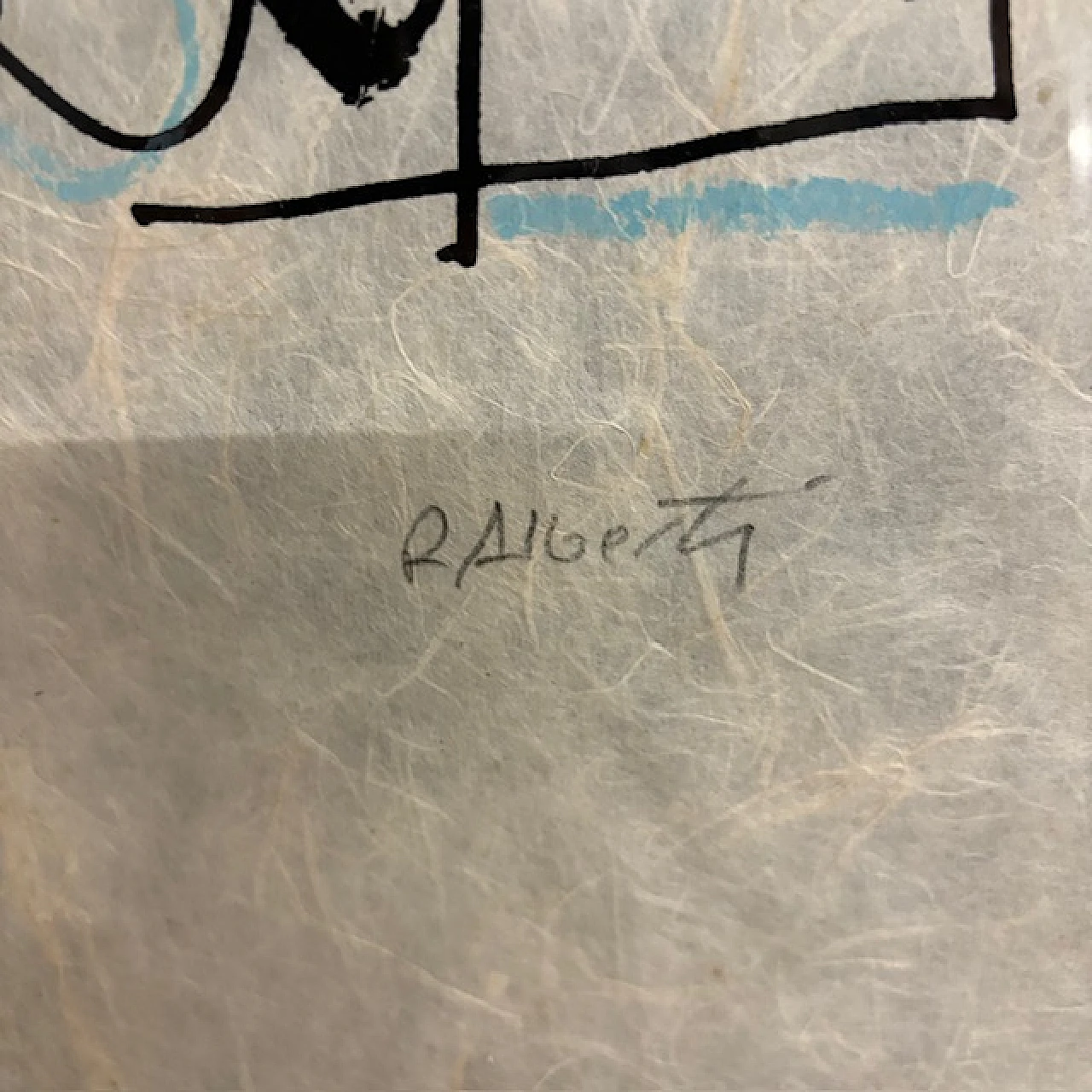 Painting by Rafael Alberti mixed media, 1940s 4