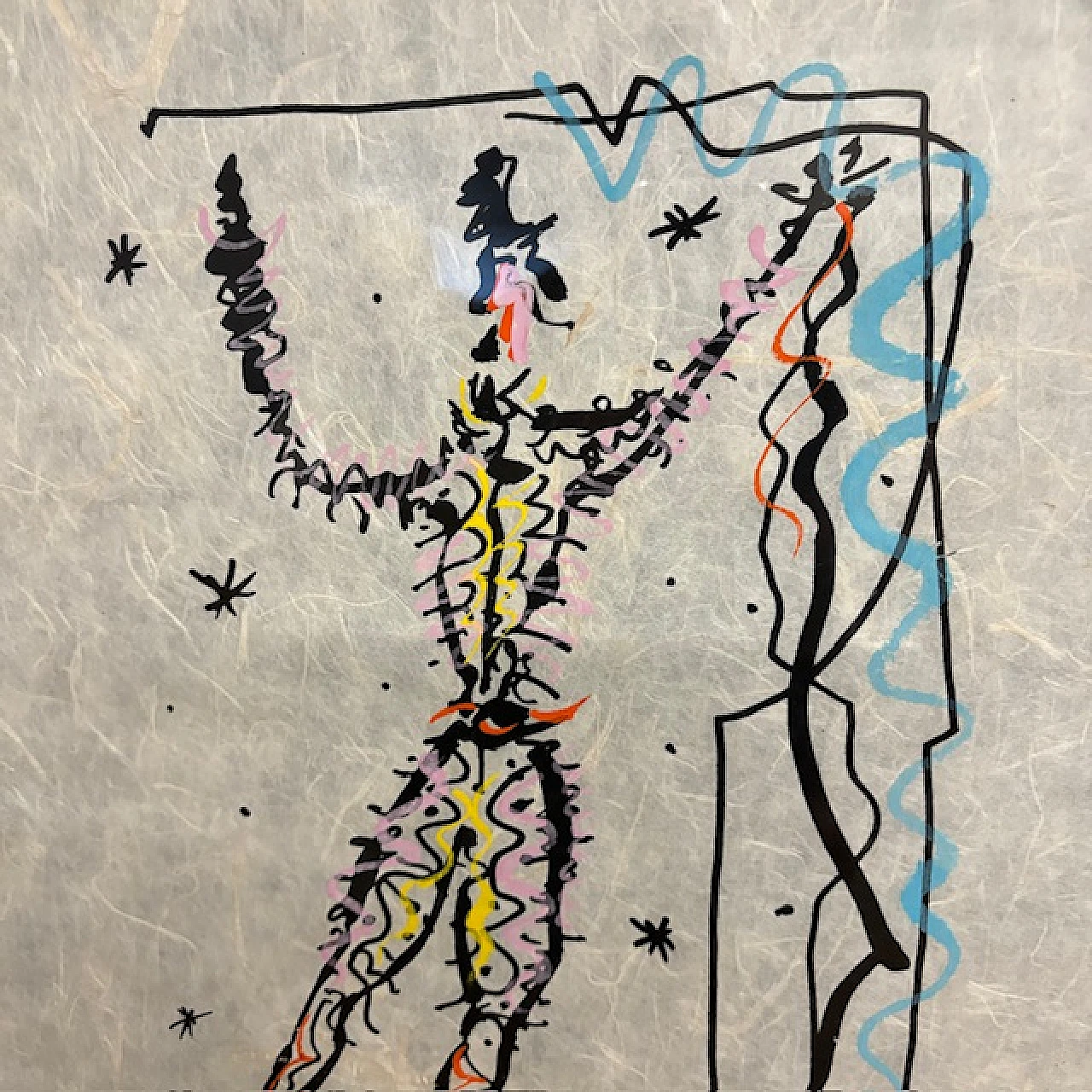 Painting by Rafael Alberti mixed media, 1940s 8