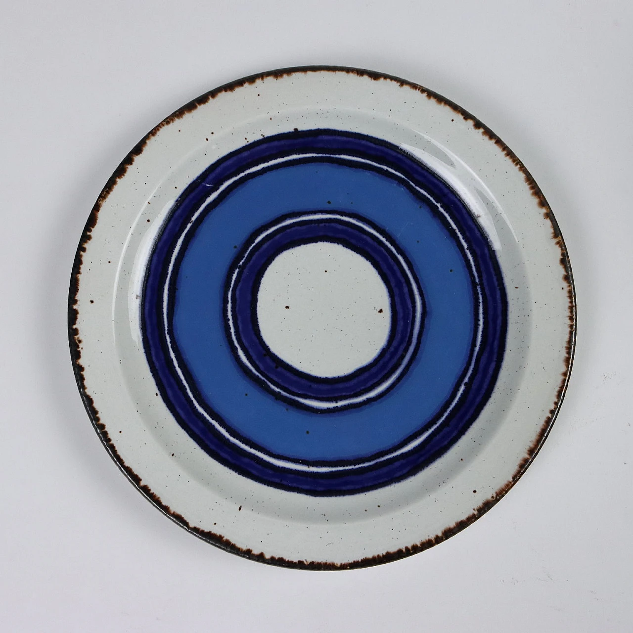 Midwinter blue and white glazed ceramic service, 1970s 6