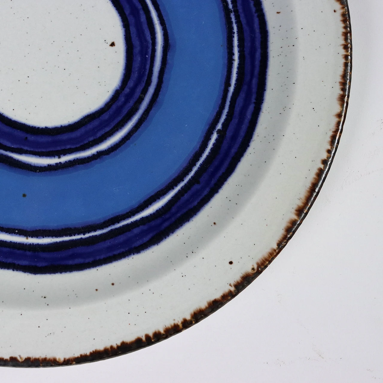 Midwinter blue and white glazed ceramic service, 1970s 7