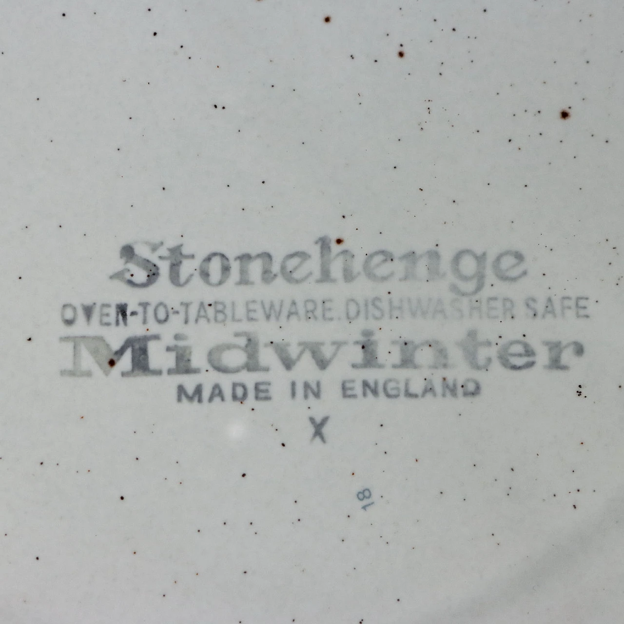 Midwinter blue and white glazed ceramic service, 1970s 9