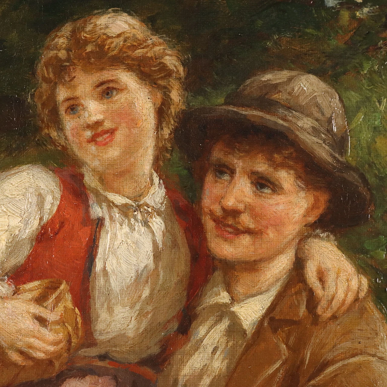 Oesterley, The Crossing of the Brook, oil on canvas, 1901 4