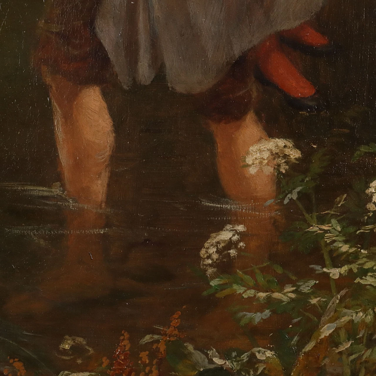 Oesterley, The Crossing of the Brook, oil on canvas, 1901 7