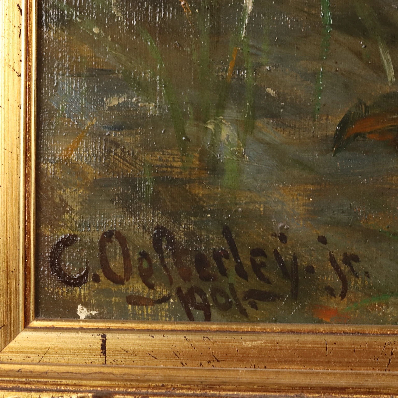 Oesterley, The Crossing of the Brook, oil on canvas, 1901 9