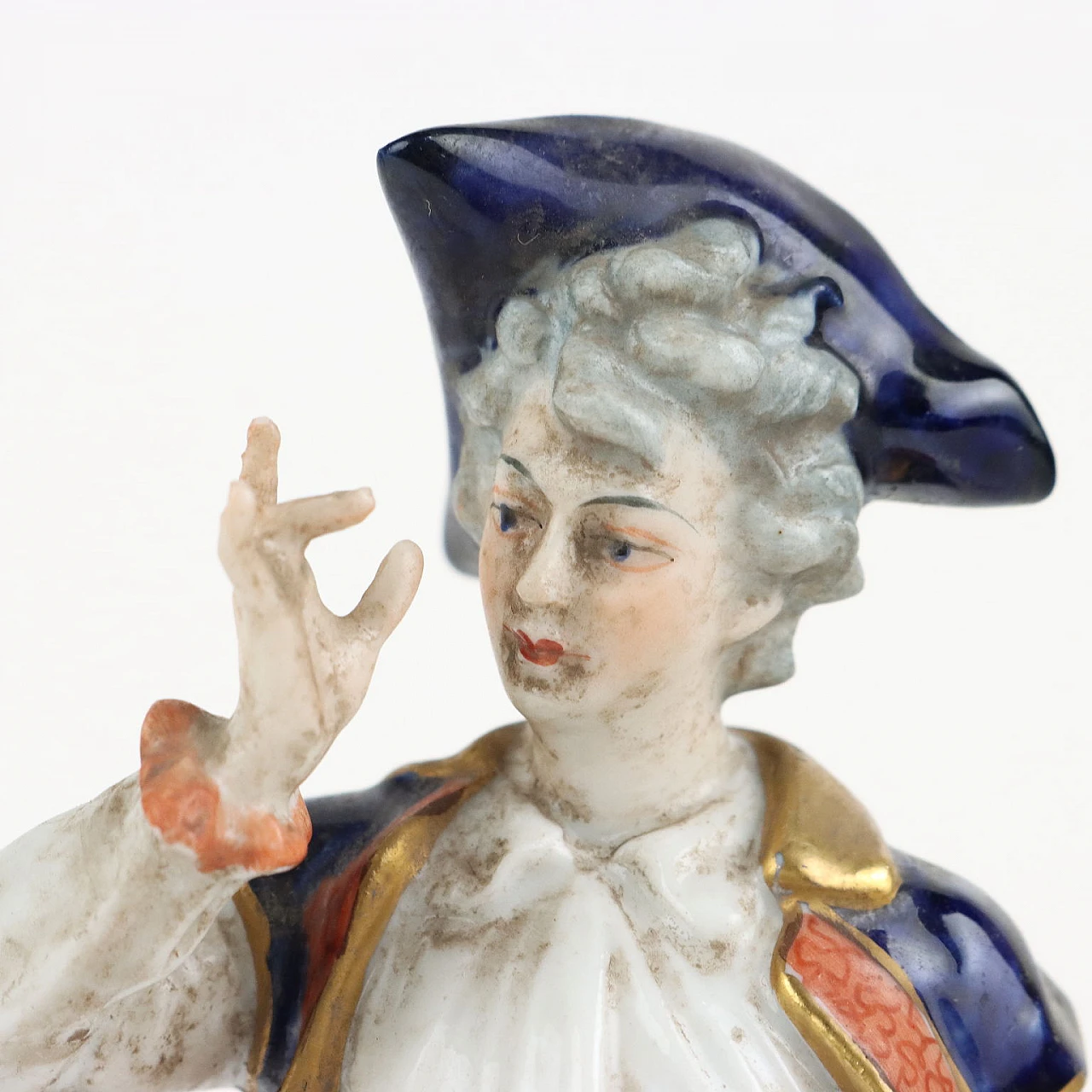 Coppia di statuine in porcellana Capodimonte, fine '800 8