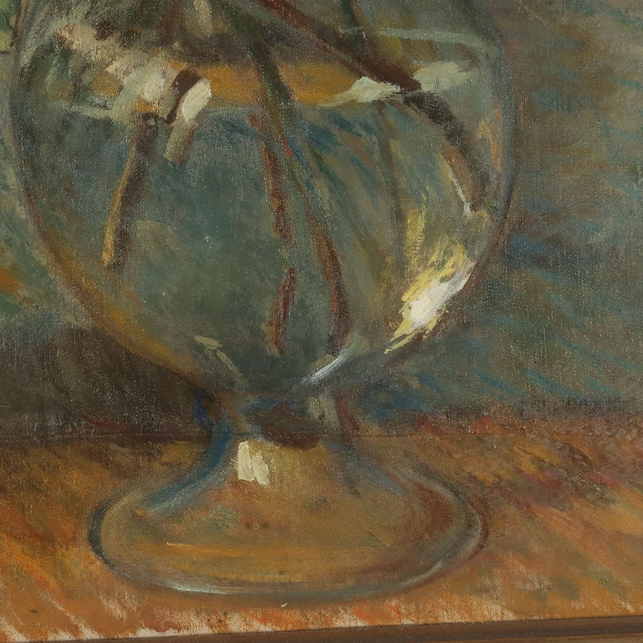 Roberto Borsa, Fiori in vaso, olio su tela 5