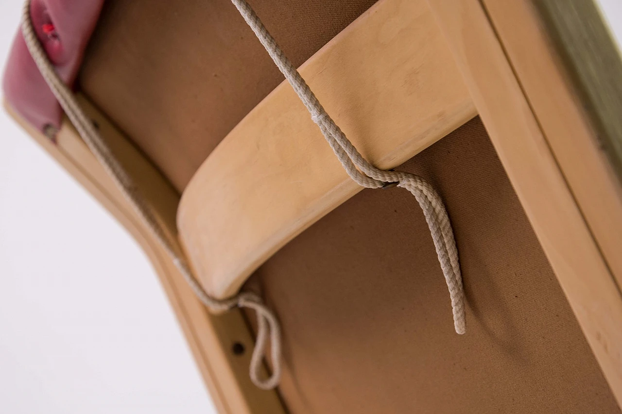 Mid-Century Model Pulkka Lounge Chair by Ilmari Lappalainen for Asko 12