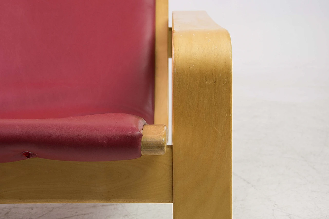 Mid-Century Model Pulkka Lounge Chair by Ilmari Lappalainen for Asko 14