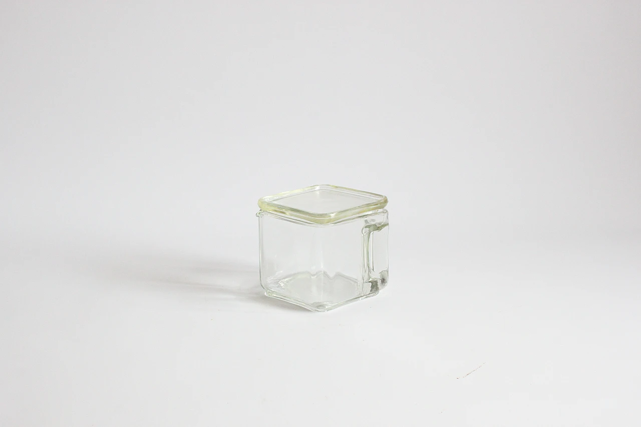 Kubus pitcher and lid by Wilhelm Wagenfeld, Germany 1938 5