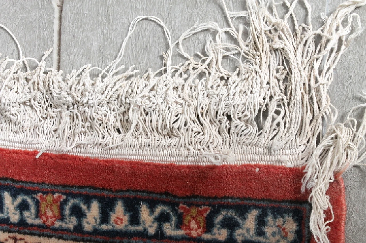 Grande tappeto Persiano Isfahan in lana extra fine,  metà '900 11