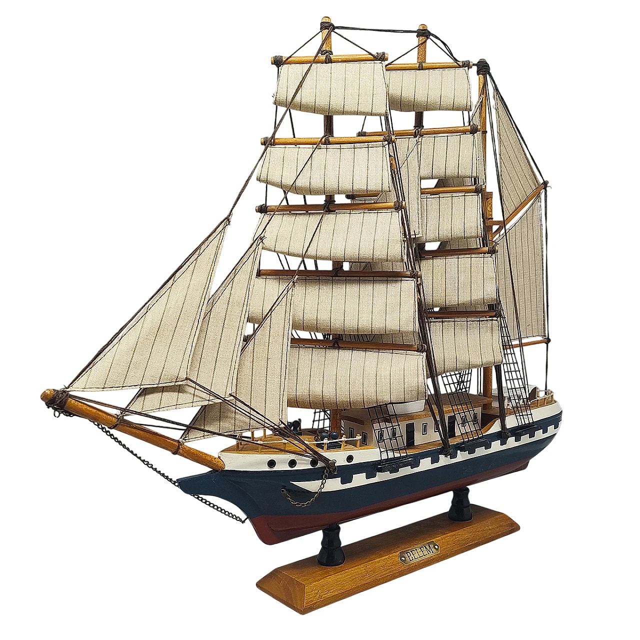 Model of the English ship Belem, handmade, 1970s 1