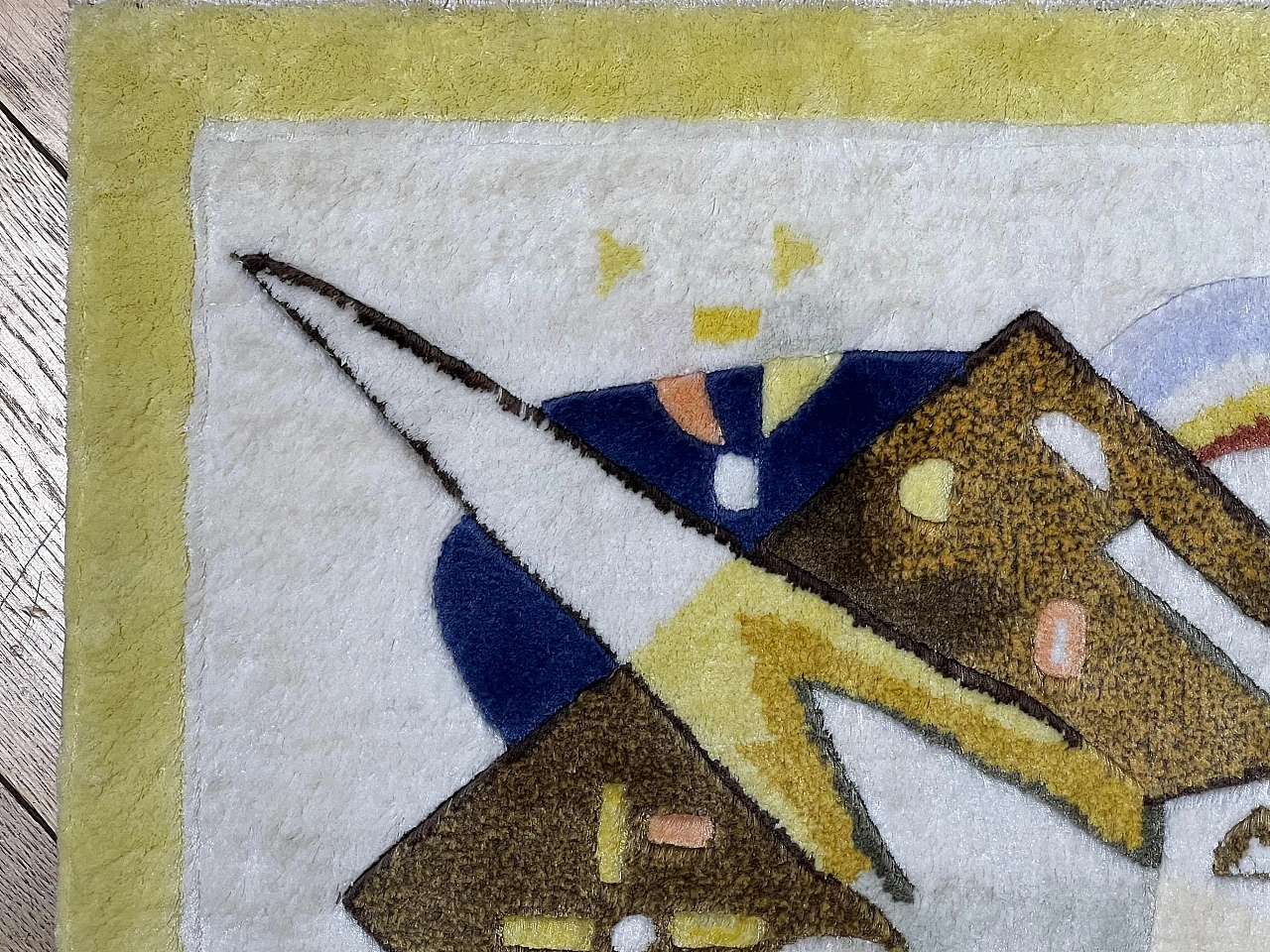 Tappeto da parete in seta raffigurante un dipinto di Wassily Kandinsky 5