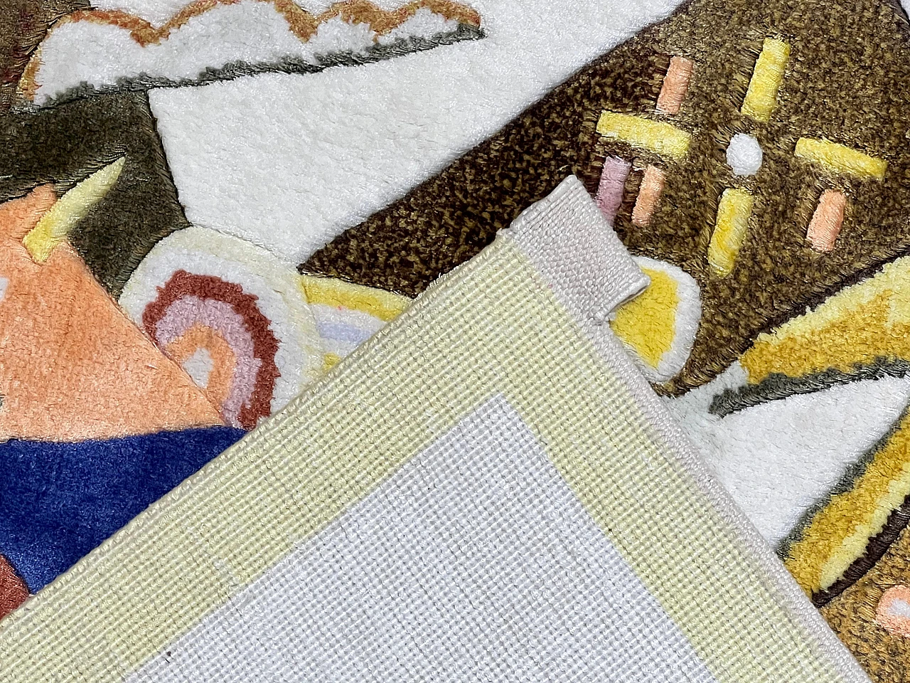 Tappeto da parete in seta raffigurante un dipinto di Wassily Kandinsky 8