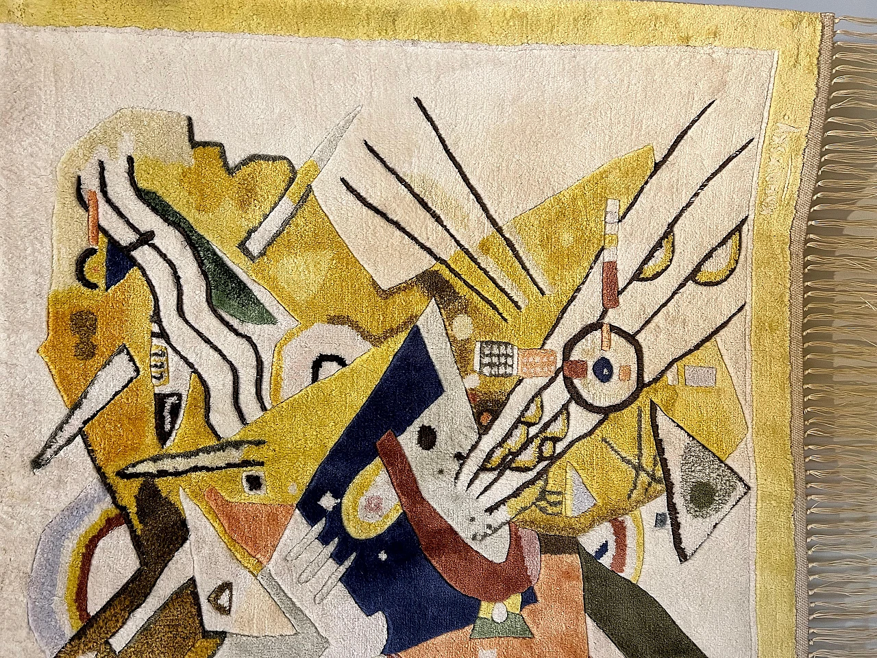 Tappeto da parete in seta raffigurante un dipinto di Wassily Kandinsky 11