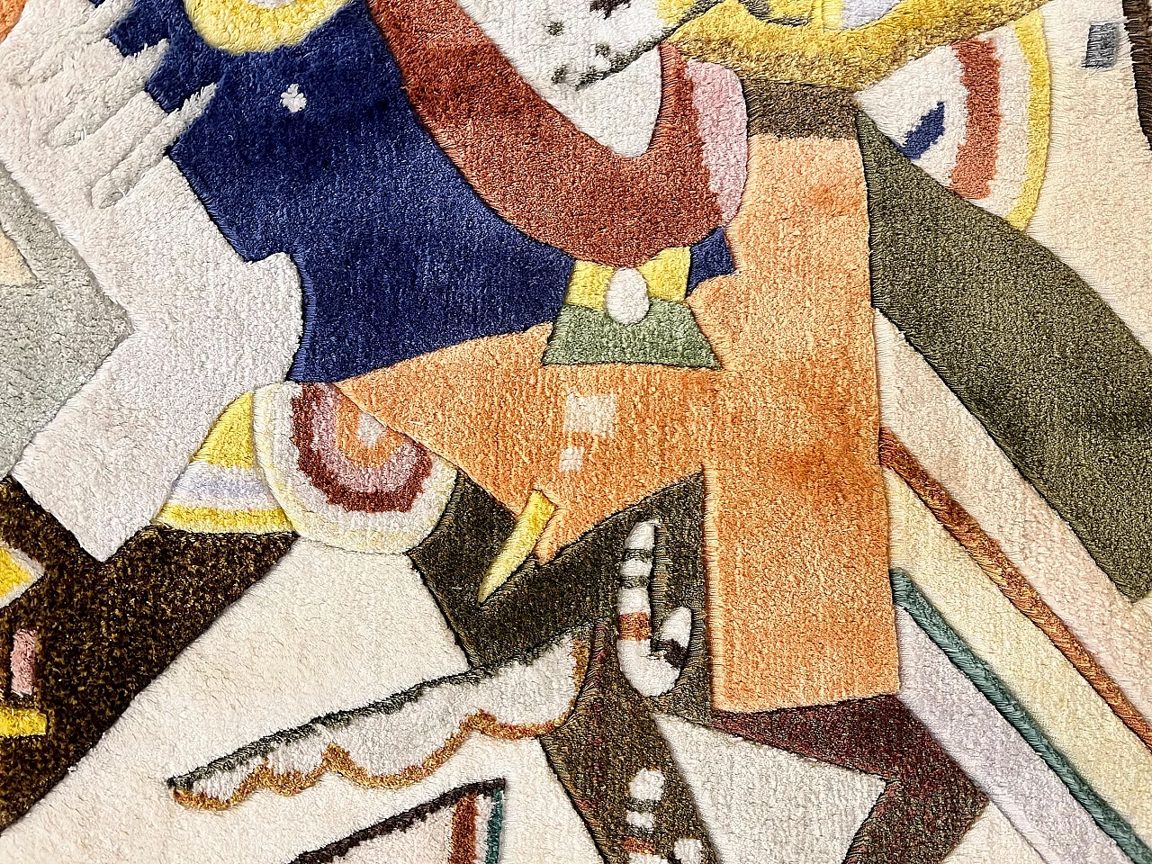 Tappeto da parete in seta raffigurante un dipinto di Wassily Kandinsky 12