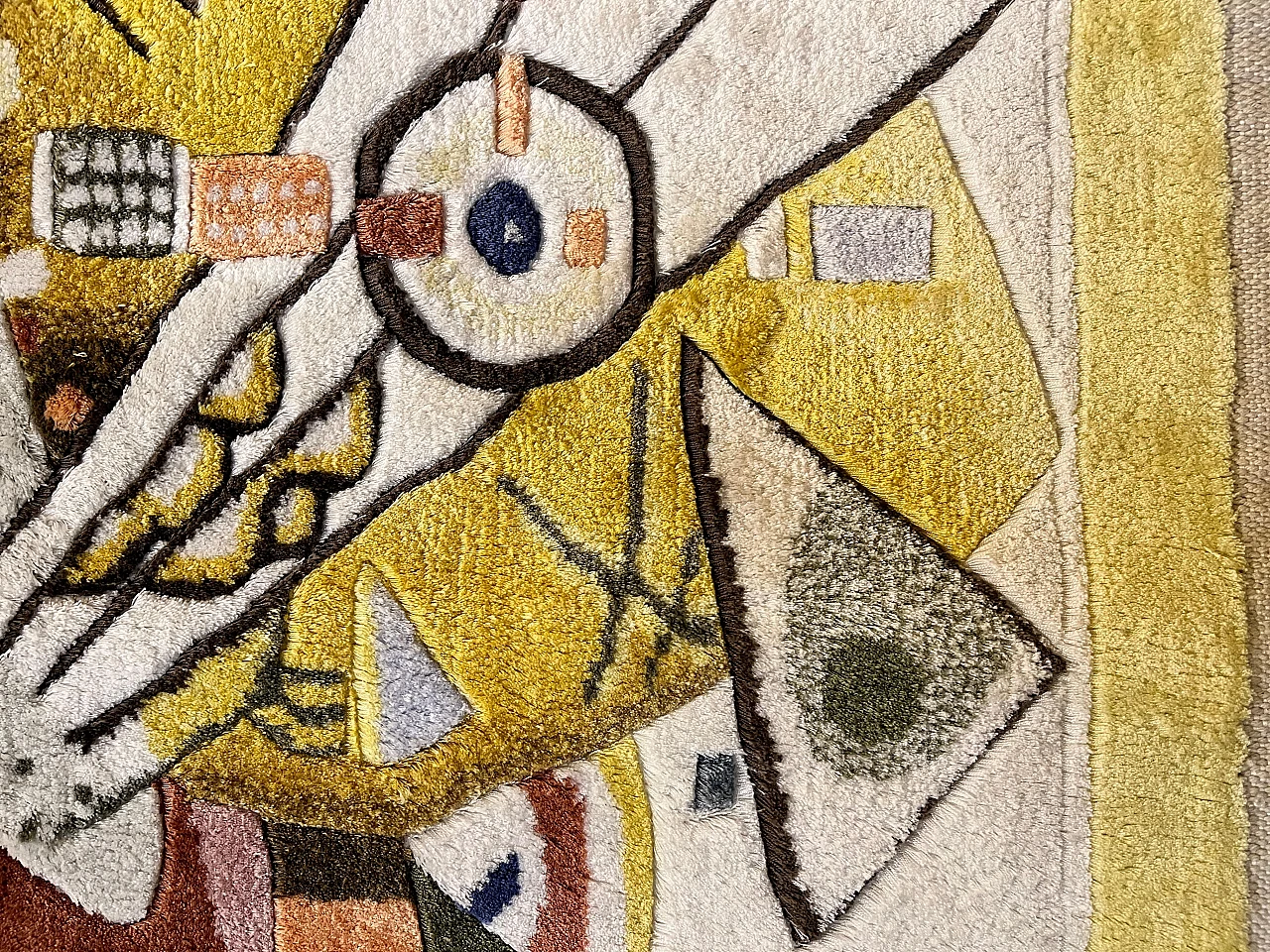 Tappeto da parete in seta raffigurante un dipinto di Wassily Kandinsky 13