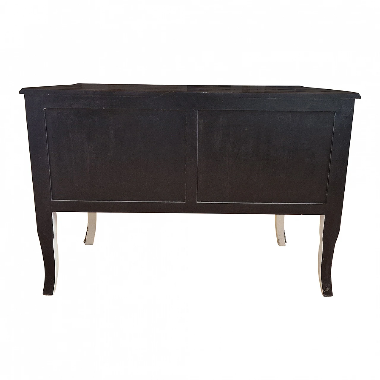 Cassettone in stile Barocco bianco e nero, anni '80 12