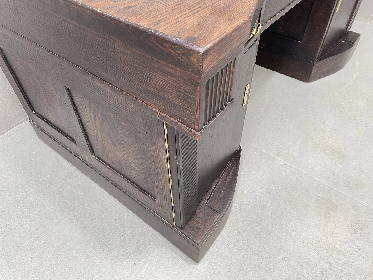 Scrittoio in rovere della Secessione Viennese dei primi del '900 8