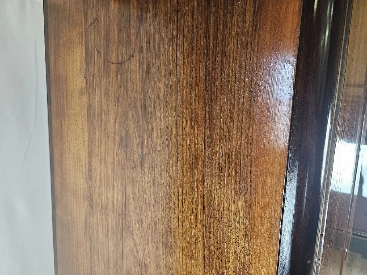 Two-door wardrobe in walnut, 1940 6