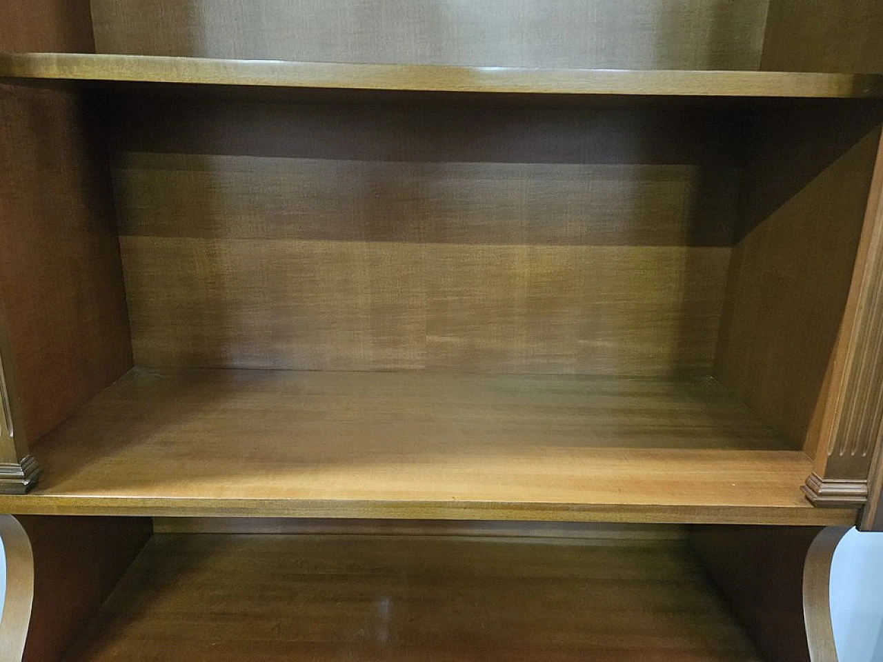 Italian carved wooden sideboard with drawers, 1980 9