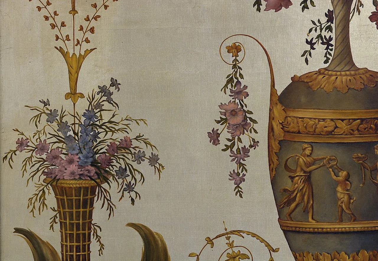 Grotesque, oil on canvas framed, 1990s 4