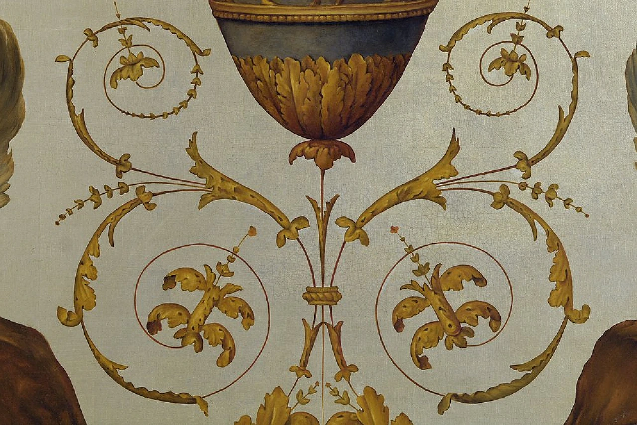 Grotesque, oil on canvas framed, 1990s 5