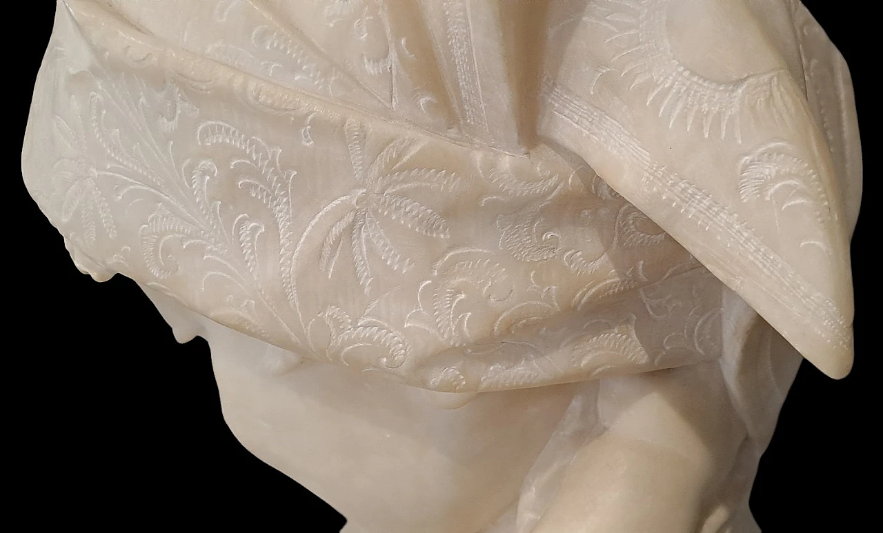 Antonio Frilli, Amore Materno, scultura in alabastro, primi '900 9