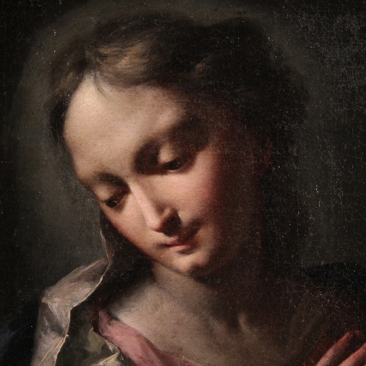 Splendida Madonna del XVIII secolo, dipinto di scuola veneziana 2