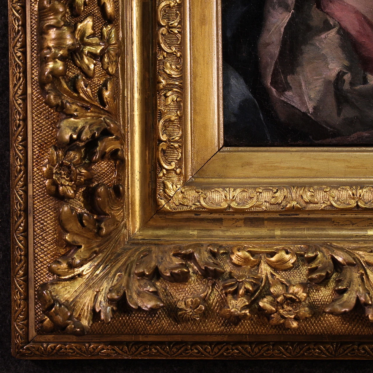 Splendida Madonna del XVIII secolo, dipinto di scuola veneziana 10