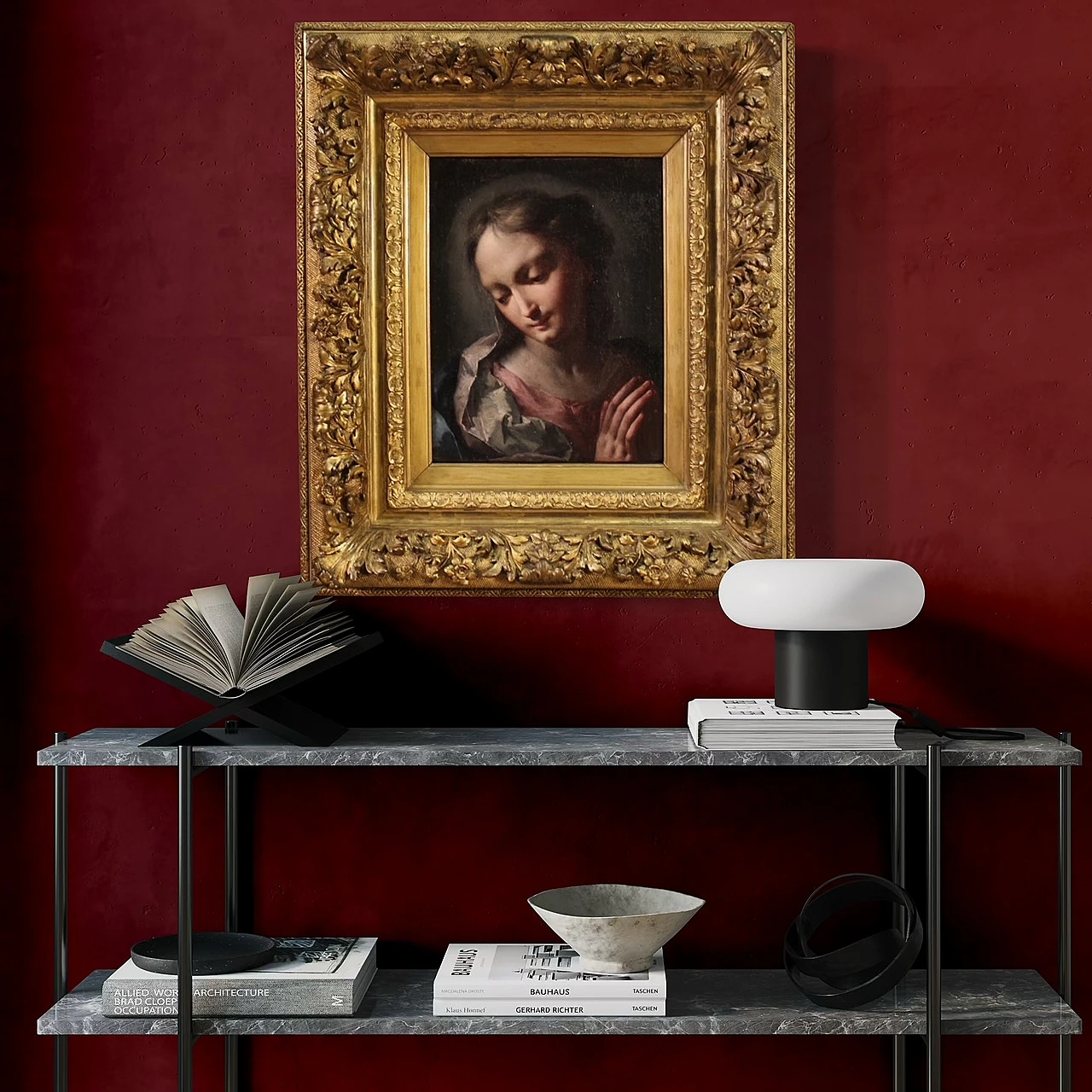 Splendida Madonna del XVIII secolo, dipinto di scuola veneziana 13