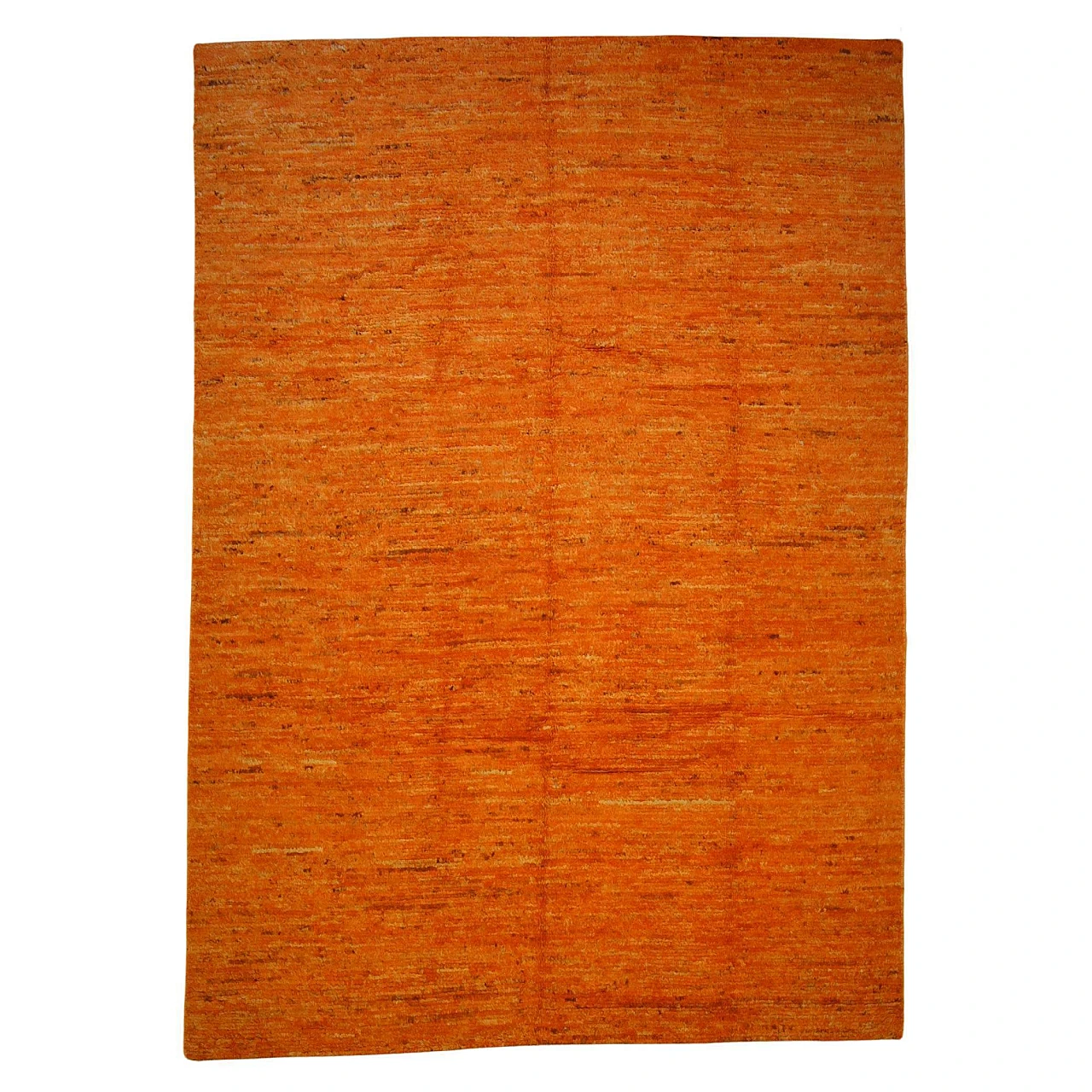 Berber ozbek rug total orange 21st century 1