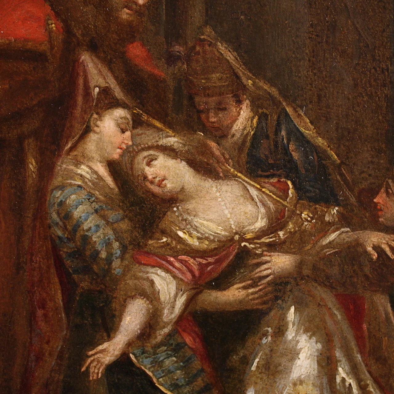 Esther fainting before Ahasuerus painting, 18th century 9