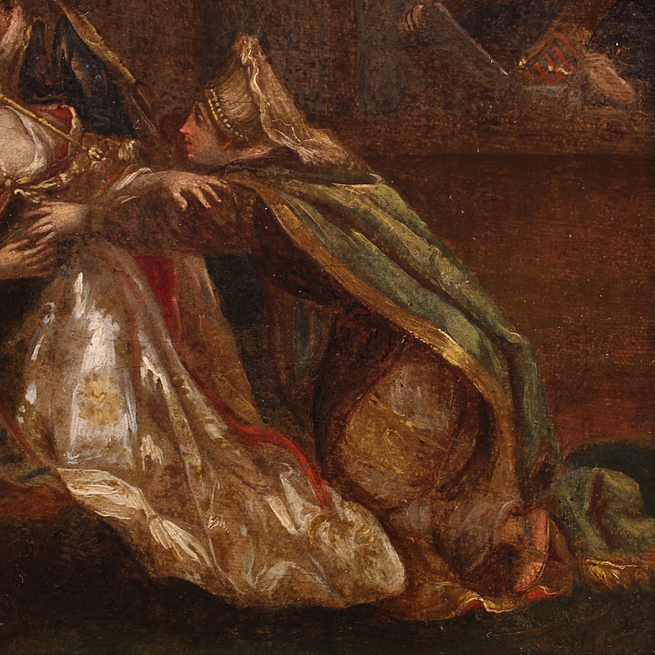 Esther fainting before Ahasuerus painting, 18th century 12